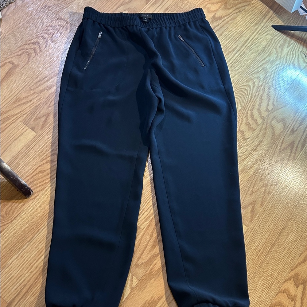 J. Crew Navy Elastic Waist Pants